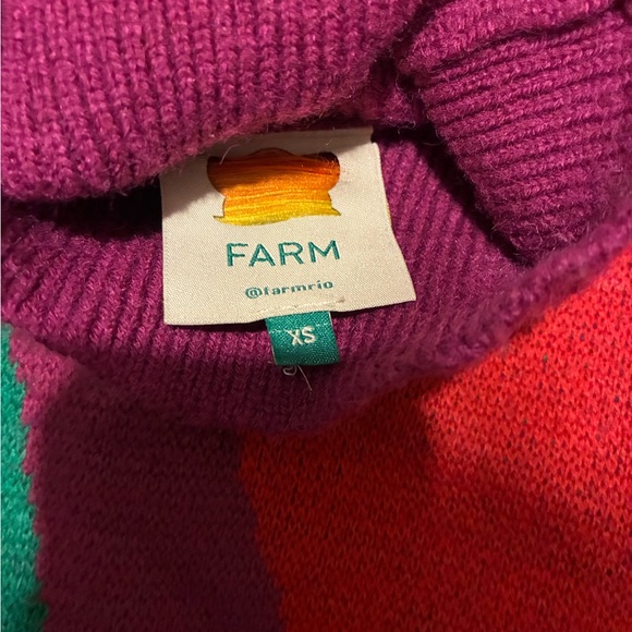 FARM Rio Rainbow Wild Hearts Sweater Dress - Picture 5 of 5